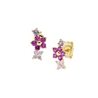 Boucles d'oreilles Amen Femme Primula in Argent Zircone ORFIMGFU3